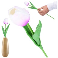 SZTUCZNE TULIPANY sztuczne kwiaty jak żywe tulipan bukiety do wazonu 1 szt.