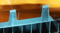 ABSORBER pillar of a bumper front front TOYOTA COROLLA E21 sedan 18