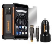 Nowy HAMMER Iron 4 Orange 4/32GB, BAT.5180mAh, NFC + Ładowarka Sam. i Szkło