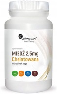 ALINESS MIEDŹ CHELATOWANA 2,5 MG 100 TABS.