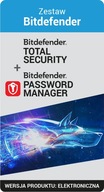 Bitdefender Total Security + Password Manager 10 STAN/1 ROK