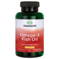 SWANSON Omega 3 - smak cytrynowy, 150kaps