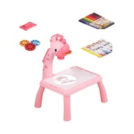 Deti kresliace stolové hračky ranné vzdelávacie ružové