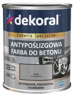 Farba Dekoral Antypoślizgowa do posadzek Akrylit B Szara 0,75L