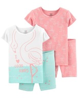 Pyžamá Carters 2-balenie Flamingo