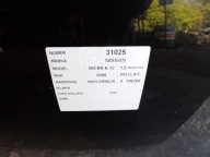 Nissan Micra K12 boot doors HB 5D lak. Z11 lift