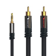 KABEL 2RCA-JACK 3,5mm AUX STEREO NAKAMICHI OFC 5m