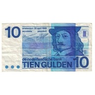 Banknot, Holandia, 10 Gulden, 1968, 1968-04-25, KM