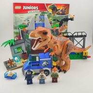 Używane LEGO Jurassic World Juniors 10758 T. rex na wolności