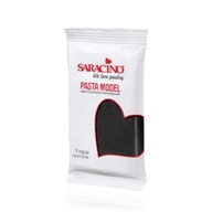 Saracino Czarna masa cukrowa do modelowania Black Model Paste Saracino 1 kg
