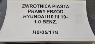 otoč čepu pravý předek HYUNDAI I10 III 19