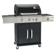 Grill gazowy TRITON PTS 3.1 czarny z kuchenką