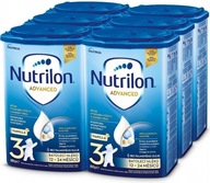 Nutrilon 3 Advanced Vanilkové dojčenské mlieko 6x 800 g, 12+