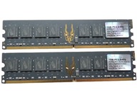 Pamięć DDR2 2GB 800MHz PC6400 Geil Black Dragon LED 2x 1GB Dual Gwarancja