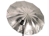 Fomei Terronic parasol studyjny Basic 185cm czarny/srebrny