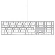 KLAWIATURA UKŁAD CZESKI APPLE KEYBOARD WITH NUMERIC KEYPAD USB BIAŁA