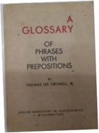 A Glossary Of Phrases With Prepositions -