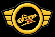 Naszywka dla fanów Simson logo haftowana z termofolią Piccolo S51 S80 S50