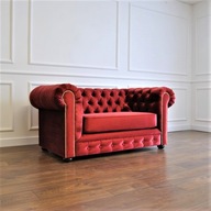 Pikowana Sofa Chesterfield Classic 2-osobowa