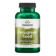 SWANSON FENUGREEK SEED SENOVKA ČREVA TRÁVENIE VLÁKNINA 610mg 90k