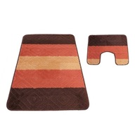Komplet dywaników łazienkowych Monti z wycięciem 03 brązowy