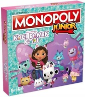 GRA PLANSZOWA MONOPOLY JUNIOR KOCI DOMEK GABI