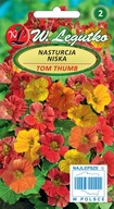 Nasturtium nízke TOM TUMB medonosné jedlé kvety