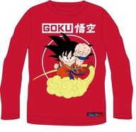 TRIČKO TSHIRT BLÚZKA DRAGON BALL DĹŽKA RUKÁV - 140