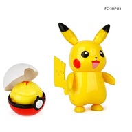 Pokeball Clip + Skladacia figúrka Pokémon Pikachu