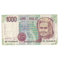 Włochy, 1000 Lire, D.1990, KM:114c, VF(20-25)