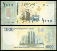 Szudán 1000 font 2024 P-87a UNC