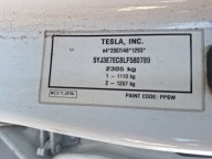 Tesla MODEL 3 5YJ3 BIALA trunk door boot PPSW Pearl White Multi-Coat