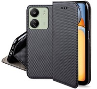 Etui do Xiaomi Redmi 13C | Poco C65 SMART MAGNET CASE PORTFEL + SZKŁO 9H