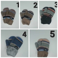 Chlapčenské zateplené zimné rukavice 2-4 roky