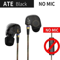 Black no Mic KZ ATE In Ear Earphone Driver H Wired