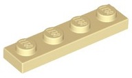 LEGO Csempe 1x4 Homok Tan 4113233 3710