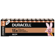 Alkaliczne baterie Duracell AA LR6 24szt.