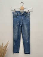 ZARA__SPODNIE JEANS rurki___128