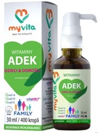 MyVita Vitamín ADEK Family deti a dospelí 30ml