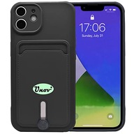 Hátlap Unov Apple iPhone 11 készülékhez, fekete
