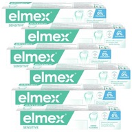 Elmex Sensitive Pasta do Zębów z Aminofluorkiem 6 x 75ML