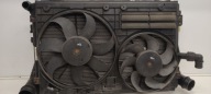 chladiče vody vzduchový ventilátor VW Passat B6 2,0 TDI CR