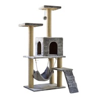 Wielopoziomowe mieszkanie z łóżkiem Cat Tree Tower i drapakami do hamaka w