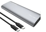 Obudowa na dysk M.2 SDD NVMe SAVIO AK-67, USB 3.1 Gen.2, 10 Gbps, szara