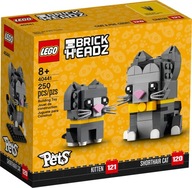 Originálne LEGO 40441 BrickHeadz Krátkosrsté mačky