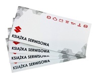 KSIĄŻKA SERWISOWA PRZEGLĄDÓW NAPRAW SUZUKI