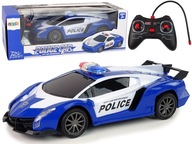 Auto Wyścigowe Policja R/C Zdalnie Sterowane Policyjne + Akumulator LEAN To