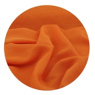 WOAL GŁADKI tkanina woal KOLOROWY 300 cm pomarańcz