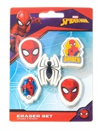 Gumka do mazania 5szt Marvel Spider-Man zestaw