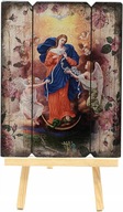 MAJK Ikona religijna MATKA BOSKA BOŻA ROZWIĄZUJĄCA WĘZŁY 18 x 23 cm Średnia